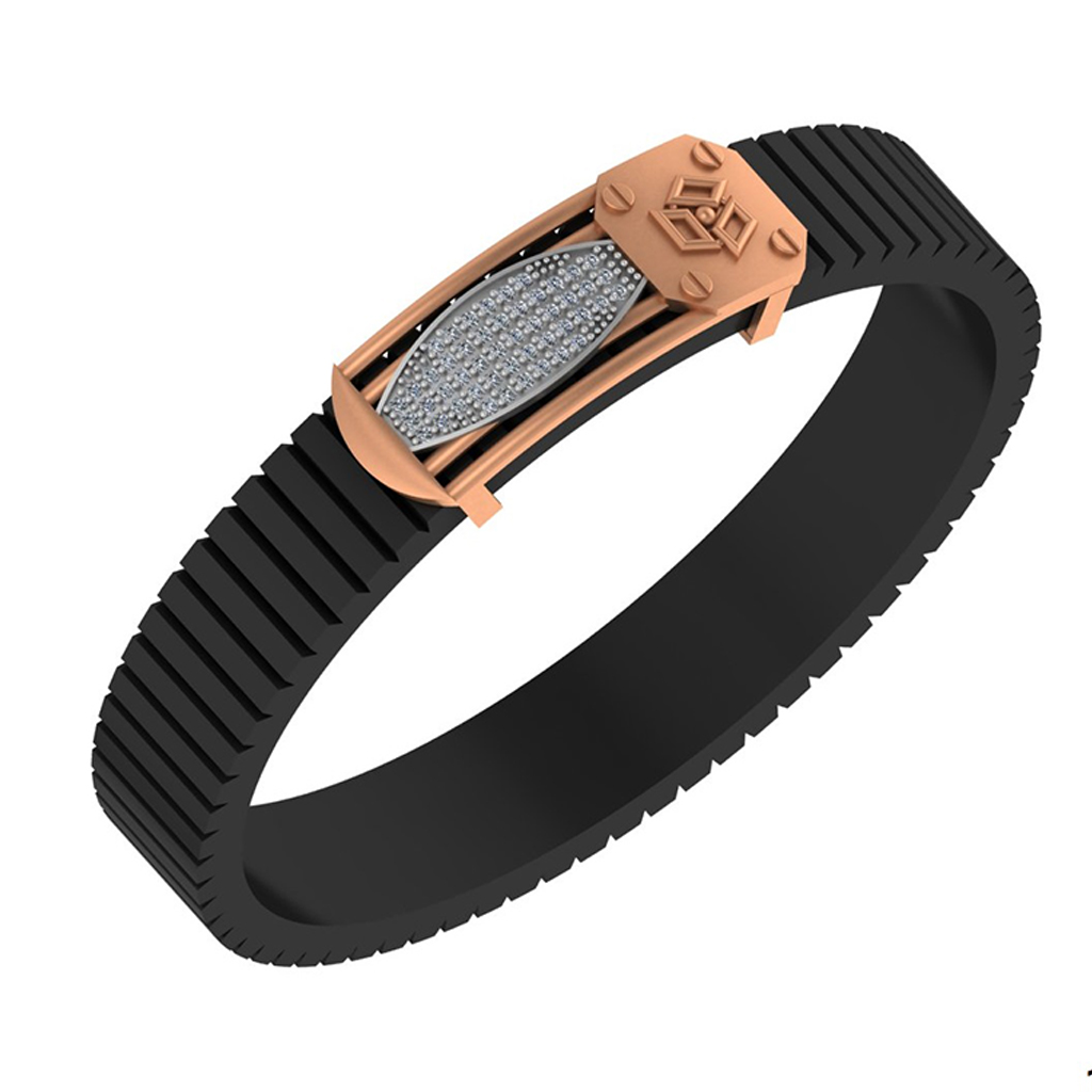 Diamond Mesh Armor Bracelet