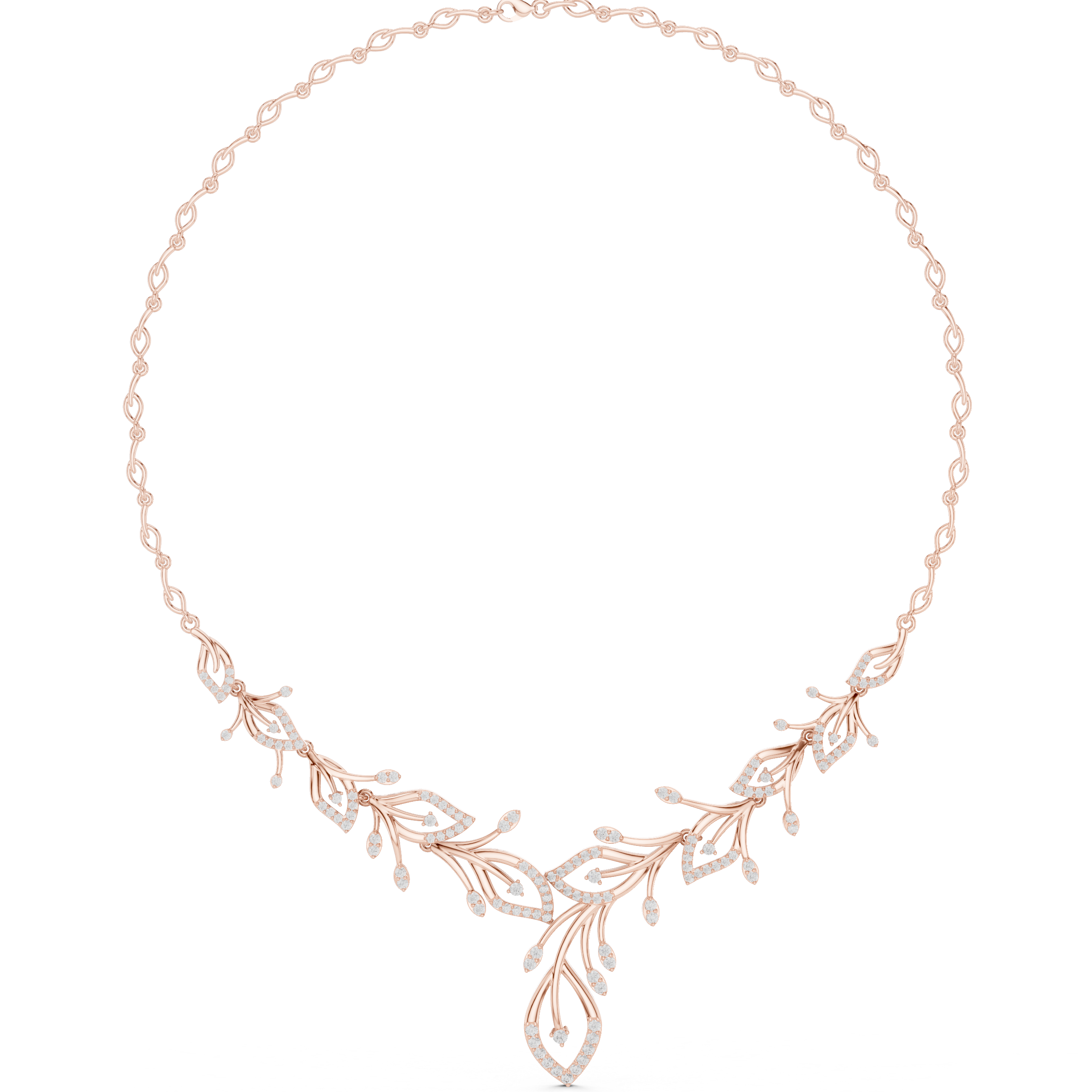 Ethereal Vine Diamond Necklace