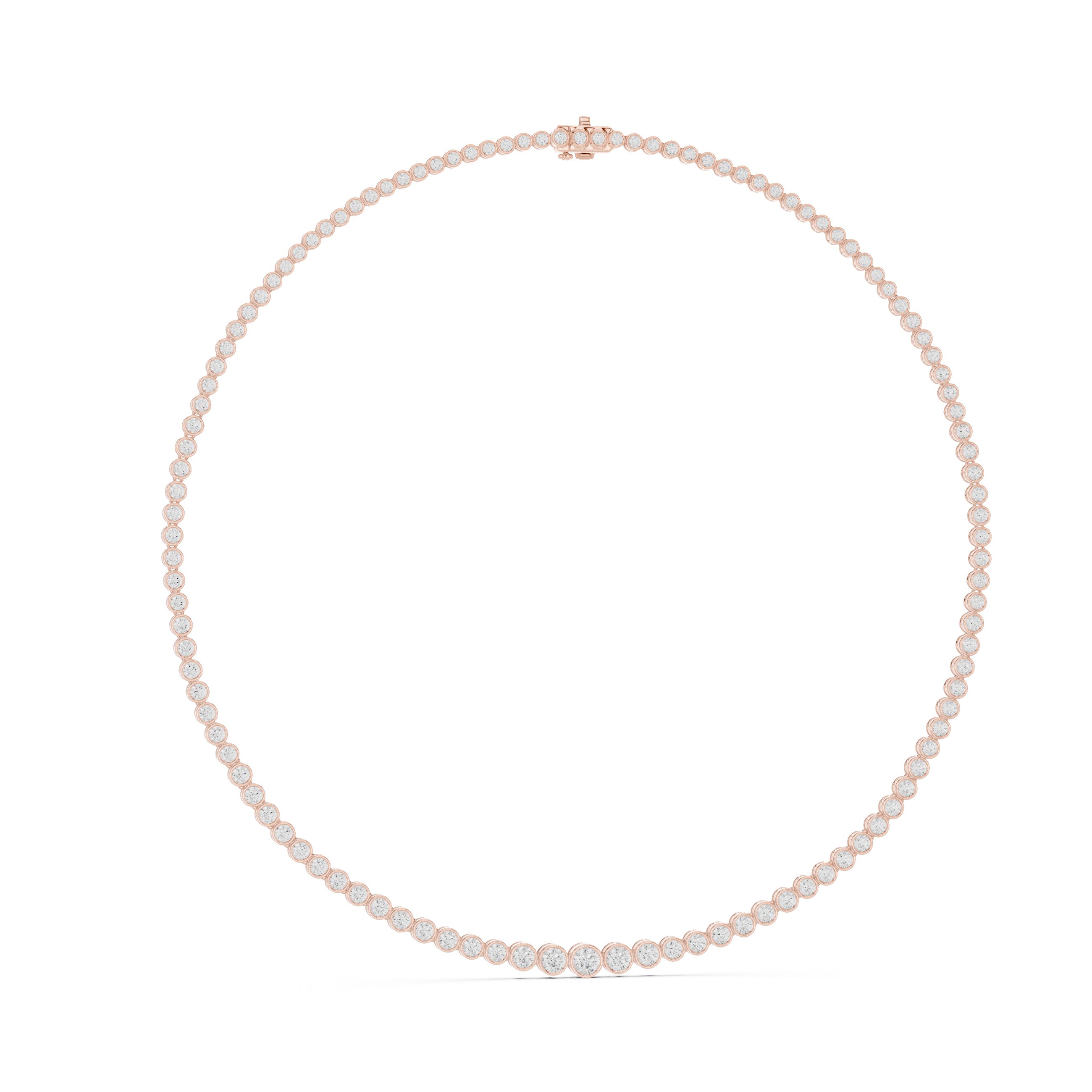 Pure Halo Diamond Necklace