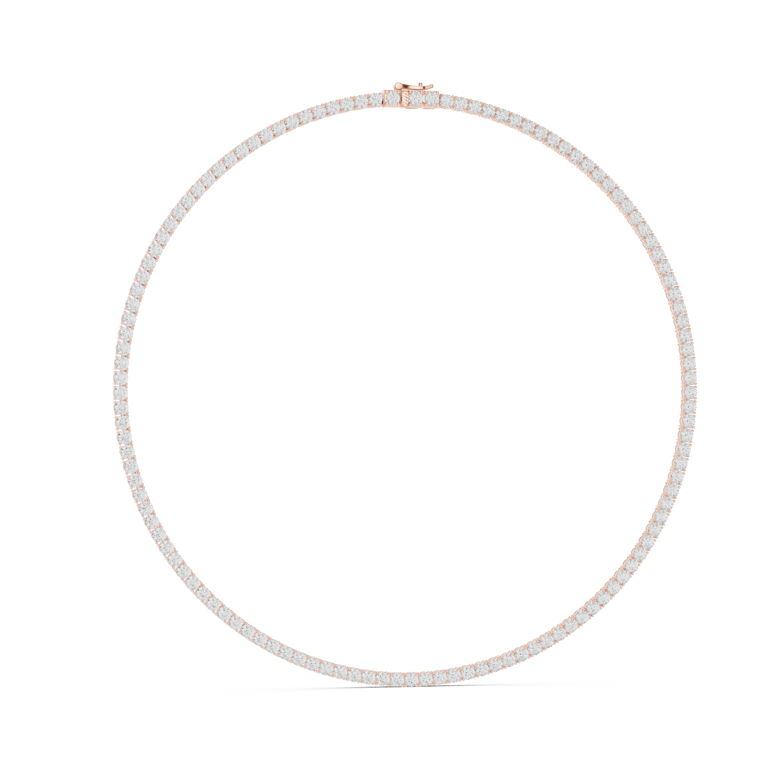 Classic Radiance Diamond Line Necklace